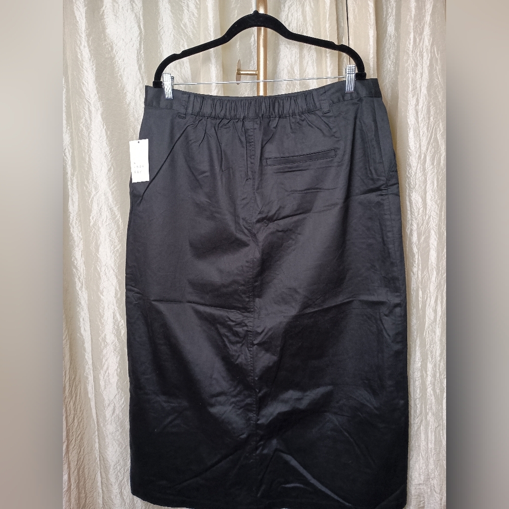 A New Day Women’s Utility Midi Skirt – XXL – NWT – Front Slit - Picture 3 of 13